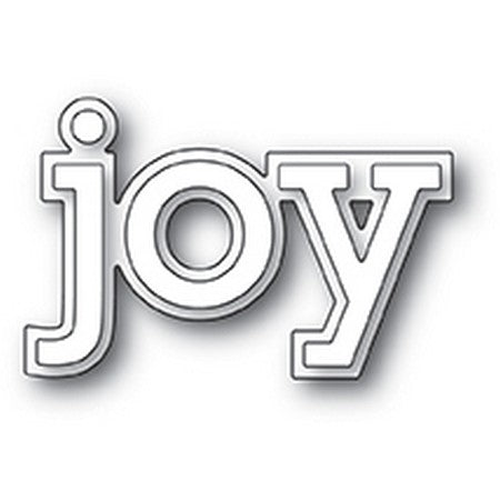 Poppystamps - Dies - Joy Outline | Scrapy Land Inc